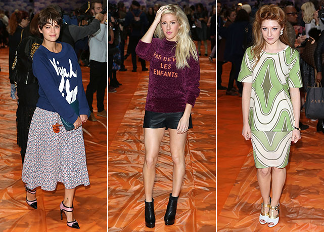 Da esquerda para a direita: Pixie Geldof, Elleigoulding e Nicola Roberts - Fotos: Getty Images