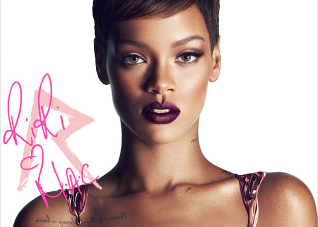 Rihanna para M.A.C. - Foto: reprodução