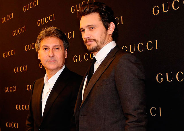 Roberto Paz em novembro de 2012, com James Franco, em São Paulo - Foto: Reprodução