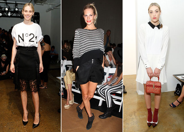 Da esquerda para a direita: Stoby Drummond, Poppy Delevingne e Mia Moretti - Fotos: Getty Images