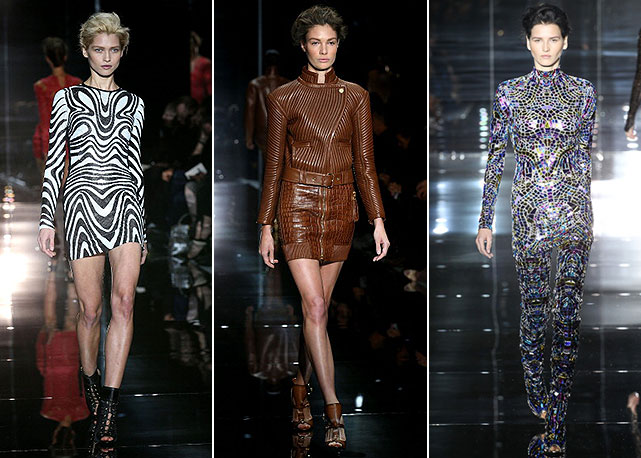 Três looks do verão 2014 de Tom Ford eleitos pelo nosso editor de moda - Fotos: Getty Images