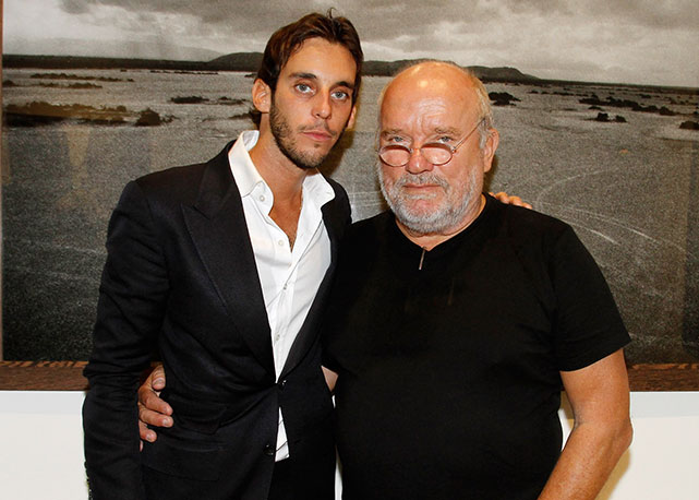 Vladimir Roitfeld com Peter Lindbergh - Foto: Getty Images