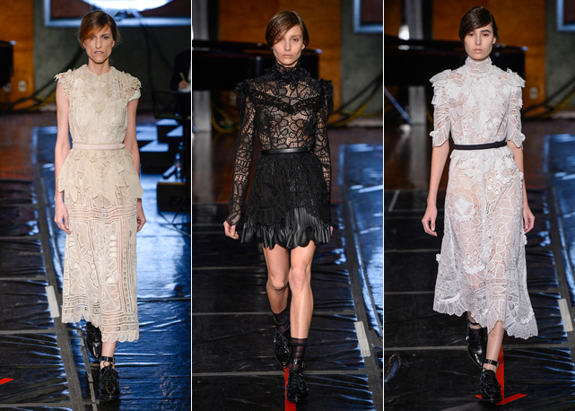 Looks de renda confeccionados a quatro mãos - Fotos: Agência Fotosite