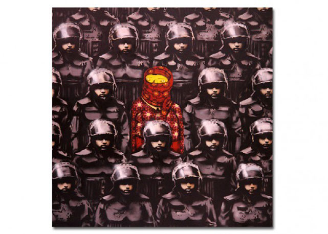 Power artists juntos: Bansky e OsGemeos - Foto: reprodução