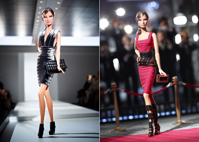 Barbie e suas peças Hervé Léger by Max Azria – Fotos: divulgacão