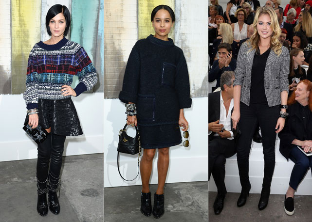 Leigh Lezark, Zoe Kravitz e Kate Upton - Fotos: Getty Images