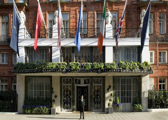 Fachada do Claridge's, em Londres - Foto: reprodução