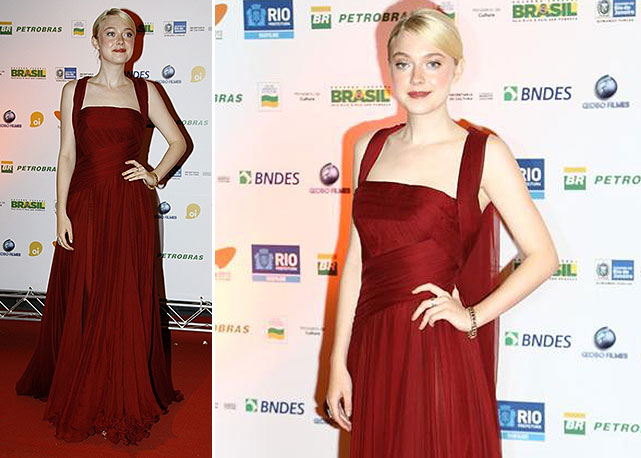 O longo Elie Saab usado por Dakota no Festival do Rio - Fotos: Photo Rio News