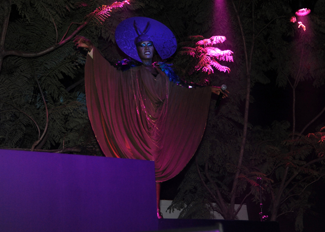 Grace Jones na segunda edição do gala da amfAR no Brasil - Foto: Getty Images