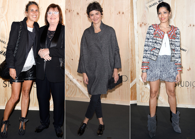 Isabel Marant,  Margareta Van Den Bosch, Audrey Tautou e Frieda Pinto - Fotos: Getty Images