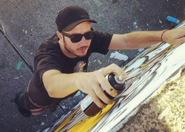 O grafiteiro Mike Watt - Foto: divulgação