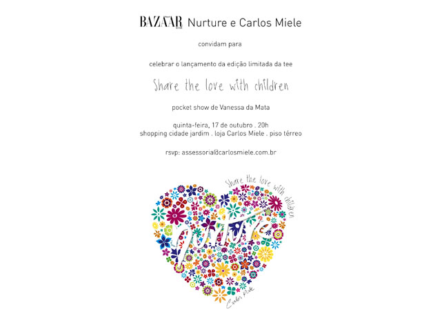 Bazaar apoia a iniciativa! - Foto: divulgação