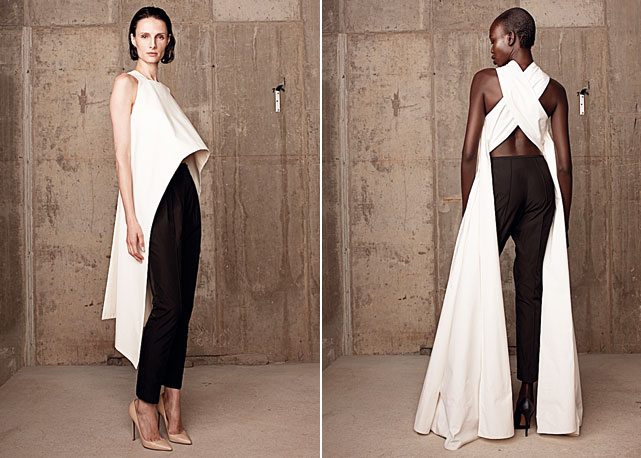 Looks da coleção de estreia da nova-iorquina Rosie Assoulin - Fotos: Reprodução/Harper's Bazaar