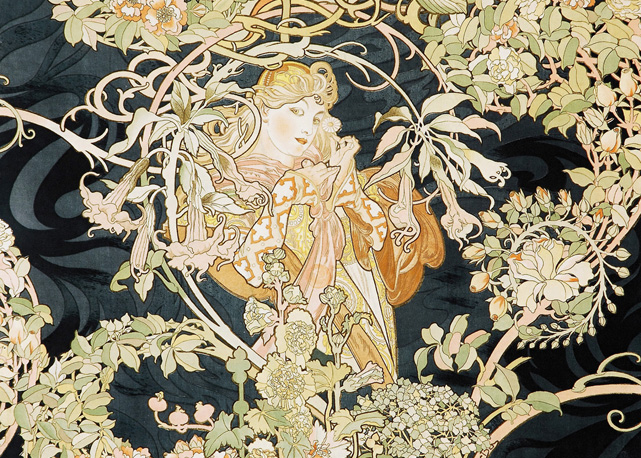 Trabalhos de Alfons Maria Mucha inspiram Sandro Barros - Foto: reprodução