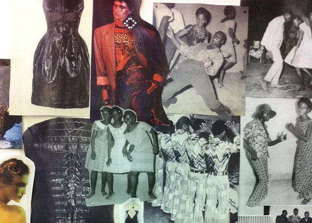 O mood board de Eduardo Pombal - Foto: Vívian Sotocórno