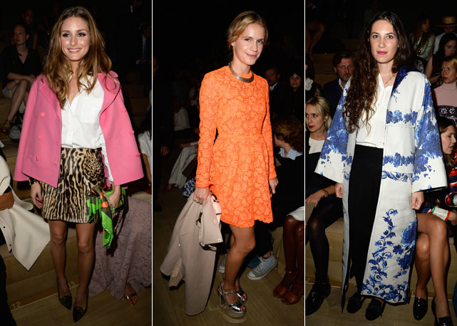 Os looks coloridos de Olivia Palermo, Eugenie Niarchos e Tatiana Santo Domingo - Fotos: Getty Images