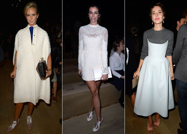 E os clarinhos de Lady Victoria Hervey, Chris Pitanguy e Ulyana Sergeenko - Fotos: Getty Images