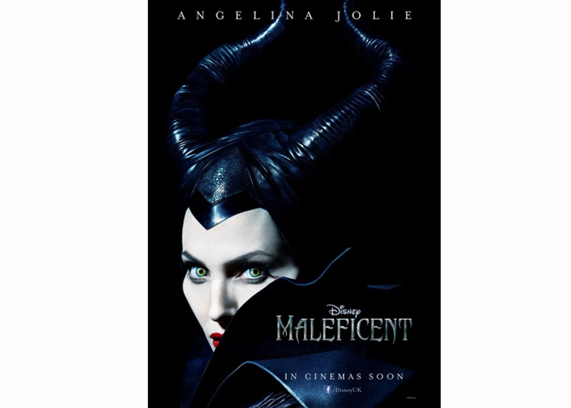 Angelina Jolie no primeiro pôster oficial do filme "Malévola" da Disney - Foto: Reprodução