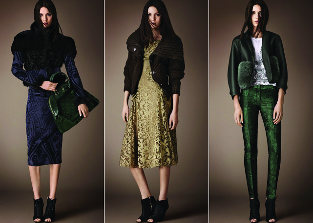 Jacquard e peles na Burberry Prorsum - Fotos: divulgação