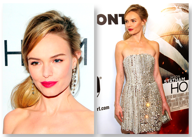 Kate Bosworth veste Fendi e brincos H. Stern - Fotos: divulgação/Getty Images