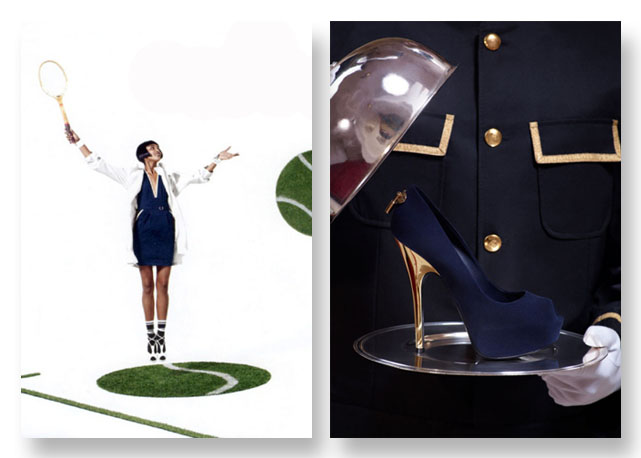 Da esquerda para a direita, cliques de Koto Bolofo para Hermés e Louis Vuitton - Fotos: divulgação