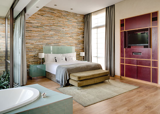 O quarto de uma das suítes do African Pride Melrose Arch Hotel, em Joanesburgo - Foto:divulgação/ Harper's Bazaar