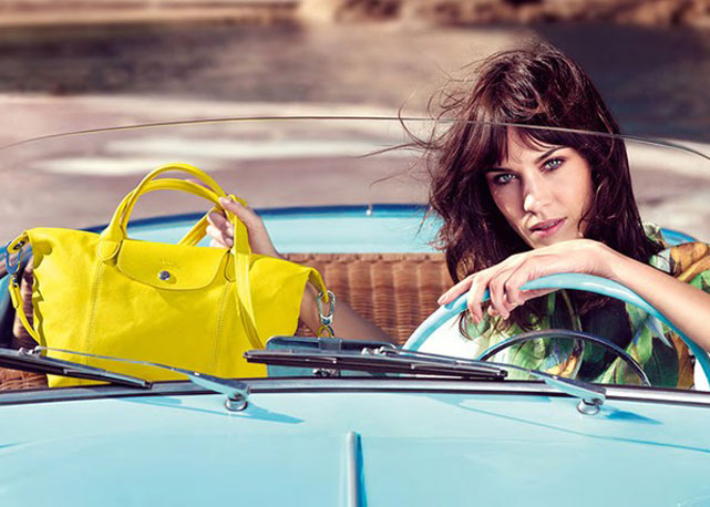 O primeiro clique de Alexa para a Longchamp - Foto: divulgação