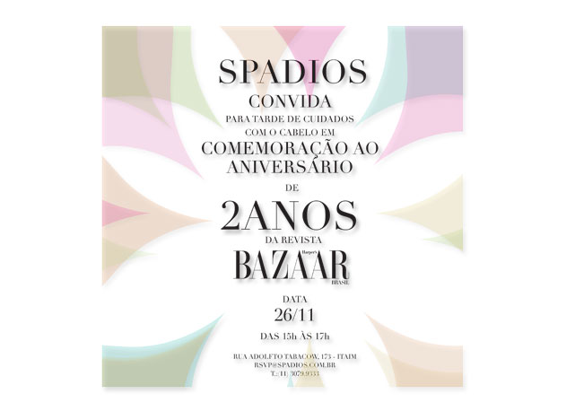 Convite do nosso evento! - Foto: divulgação