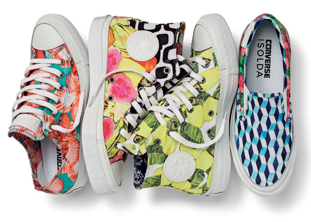 Isolda para Converse, os modelos custam de R$ 250 a R$ 270 - Foto: divulgação