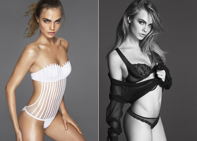 Cara Delevingne para La Perla - Foto: divulgação