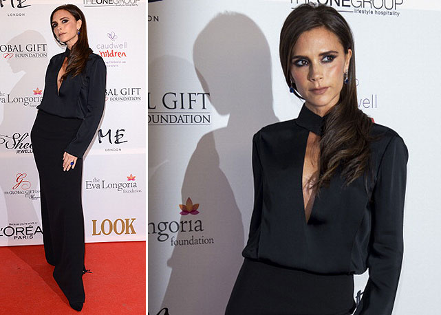 Victoria usa look da sua própria grife - Fotos: Getty Images
