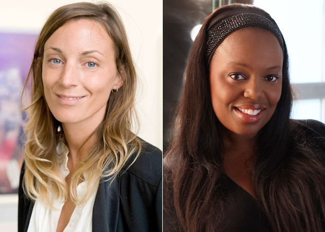 A esquerda Phoebe Philo, diretora criativa da Céline, e a direita Pat McGrath, top maquiadora - Fotos: reprodução