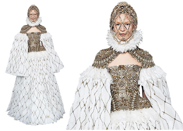 Alexander McQueen, inverno 2014 - Foto: reprodução/ Harper's Bazaar
