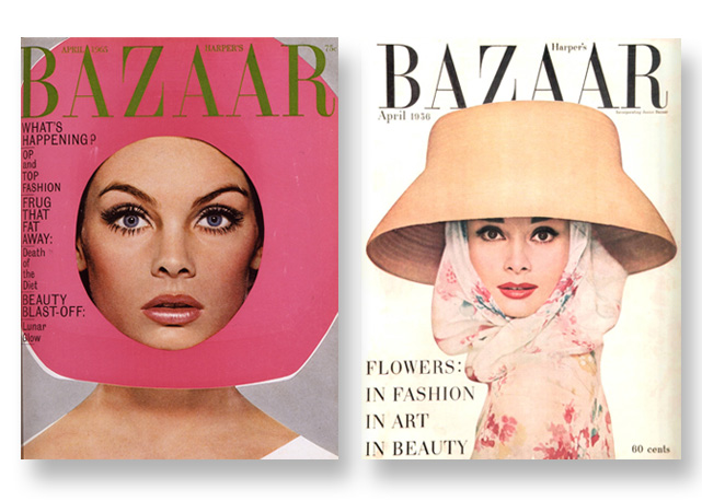Duas capas icônicas de Richard Avedon para Bazaar - Foto: divulgação