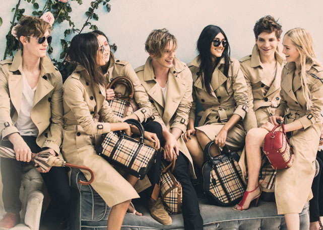 O elenco de novos talentos britânicos da Burberry - Foto: Divulgação