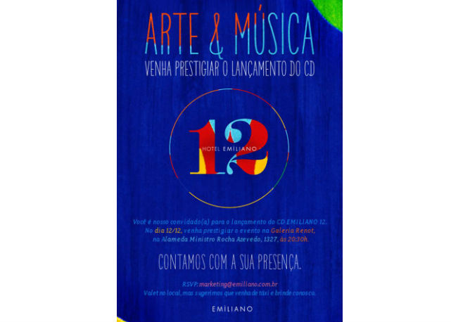 Hotel Emiliano lança seu 12o CD com festa artsy - Foto: Divulgação