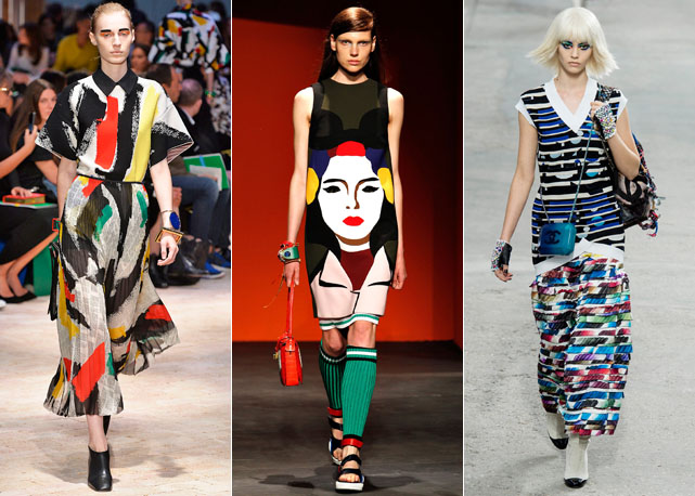 Céline, Prada e Chanel verão 2014 - Foto: Getty Images