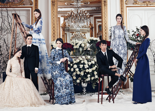 Grazia Chiuri e Pierpaolo Piccioli, dupla criadora da Valentino - Foto: Reprodução/Harper's Bazaar