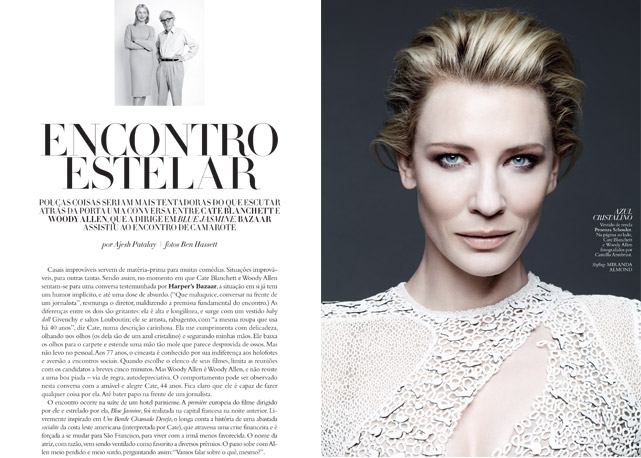 Woody Allen entrevista Cate Blanchett só para a gente - Foto: reprodução/Harper's Bazaar