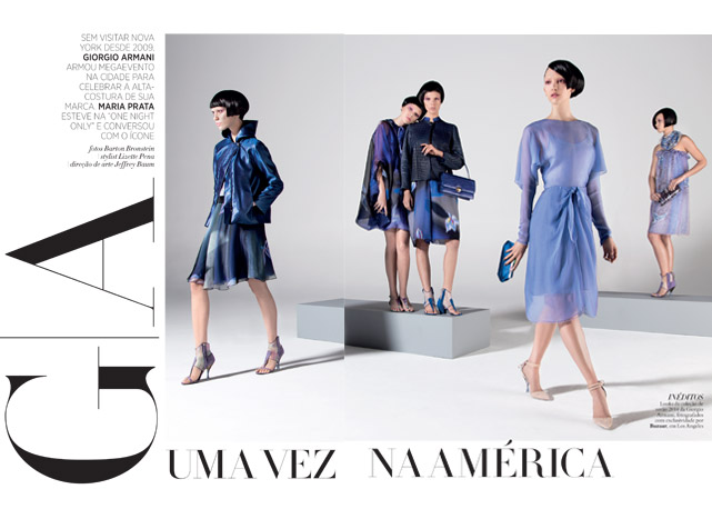 Giorgio Armani é nosso em janeiro - Foto: reprodução/Harper's Bazaar