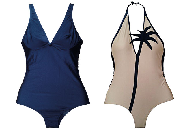 Maiôs Adriana Degreas: R$ 440 (à esquerda) e R$ 476 (à direita) - Foto: reprodução/Harper's Bazaar