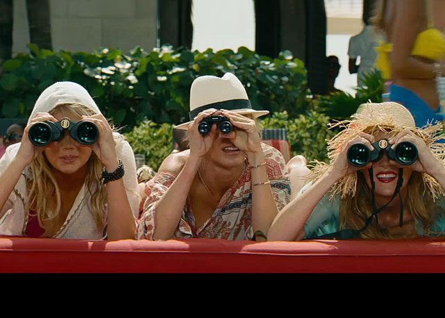 Uma das cenas do filme, da esquerda para a direita, Kate Upton, Cameron Diaz e Leslie Mann - Foto: reprodução