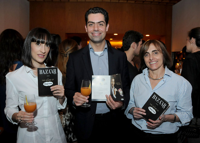 Maria Prata, Waldemar Thiago Júnior e Patricia Carta comemoram o lançamento do The House of Häagen-Dasz - Foto: Alexandre Virgílio/SiteRG