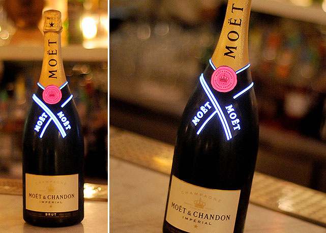 Moët que brilha no escuro! - Foto: Alexandre Virgílio/SiteRG