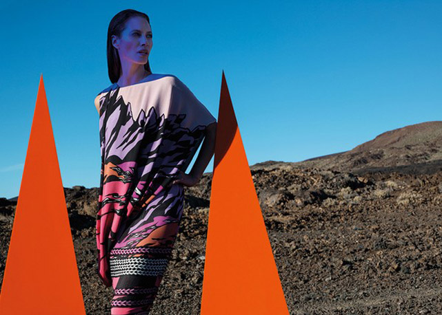 Christy Turlington Burns é a estrela da Missoni - Foto: divulgação