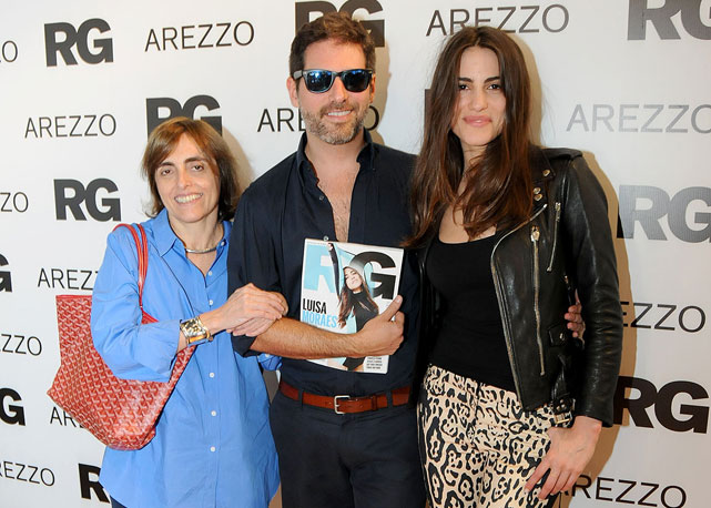 Patricia Carta com Dudi Machado e Luisa Moraes - Foto: Alexandre Virgílio/SiteRG