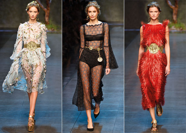 Dolce & Gabbana, verão 2014 - Fotos: Agencia fotosite