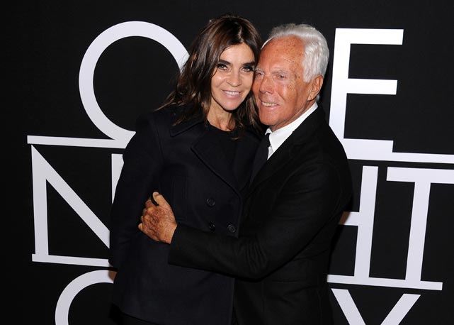 Carine Roitfeld foi uma das convidadas de Armani no One Night Only de NY - Foto: Getty Images