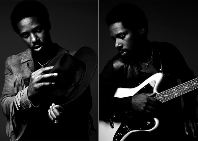 Curtis Harding em ação! - Fotos: reprodução