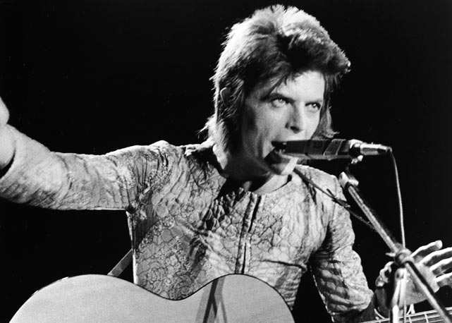 David Bowie em ação, e logo no MIS - Foto: Getty Images